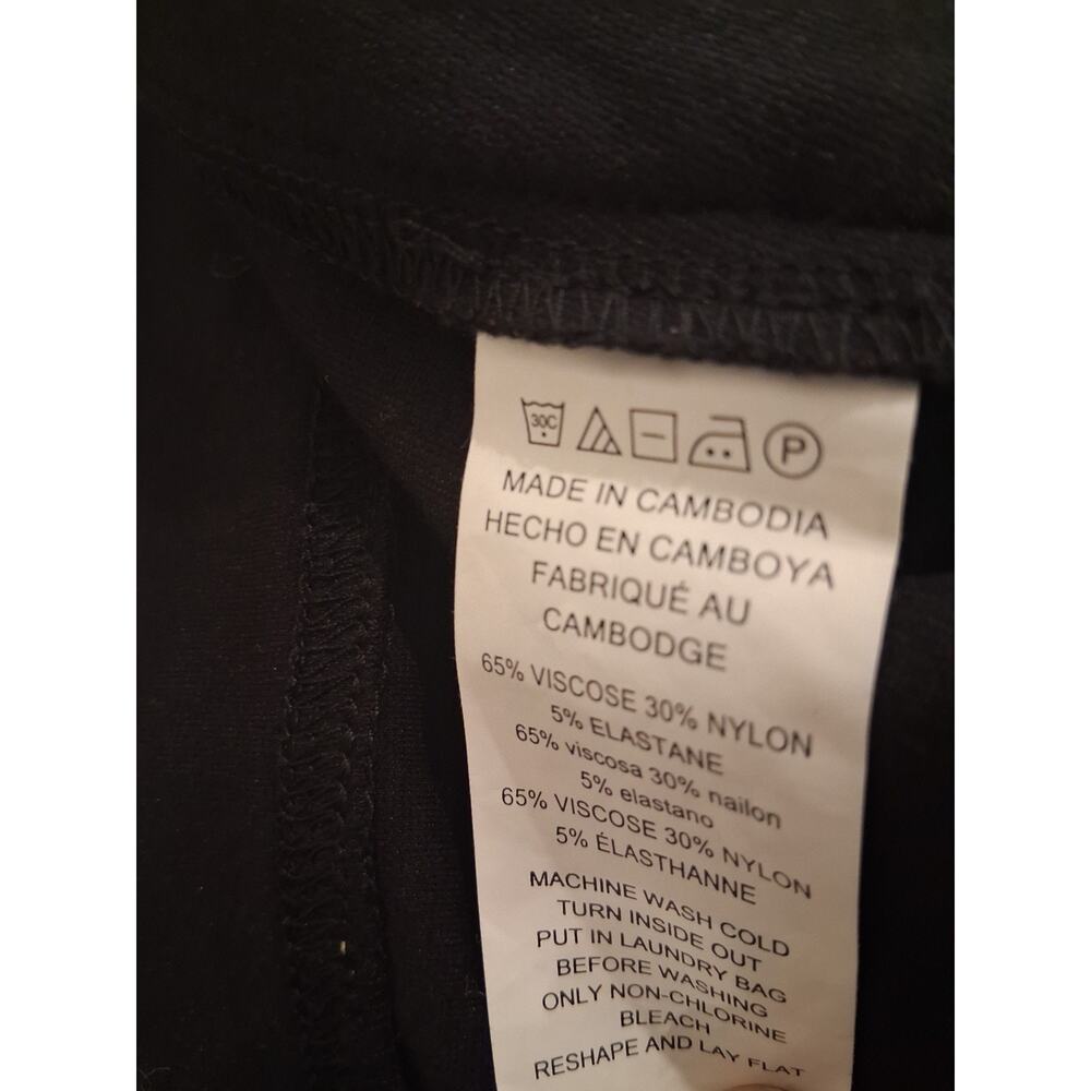 MICHAEL Michael Kors Women's Skinny Pants Black Size S 27" Inseam Mid-Rise Logo - Picture 10 of 10
